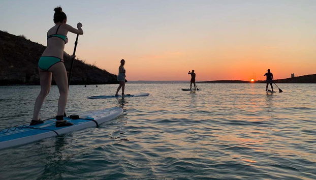 Pronti per l'esperienza di paddle surf