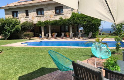 Casa da Lomba Piscina y vistas al mar en Baiona - Foto 47
