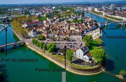 Appartement avec magnifique vue sur la Saône et son balcon - Foto 33