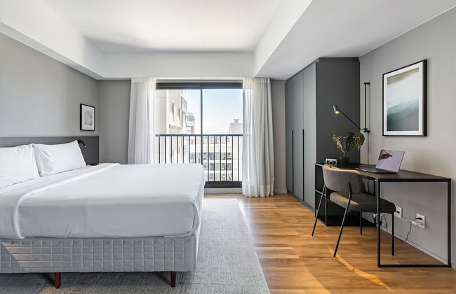 Studios Rio Branco by Viva - Prédio moderno, aptos com cama king-size no centro de Floripa - Photo 15