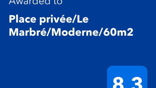 Le Marbré design 60m2, 2 Stars, Free parking - Photo 3