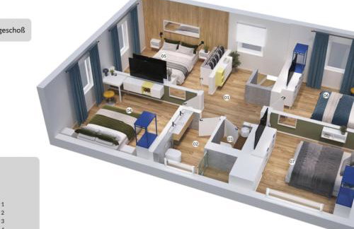 House 756 Mainz: Families, Friends & Business – Sauna, Parking, Near Messe & Airport - Photo 14