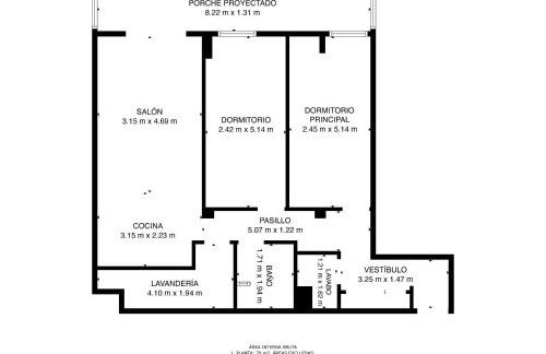 1st line sea view 3 rooms apartment in Tenerife 92m2 - Foto 23