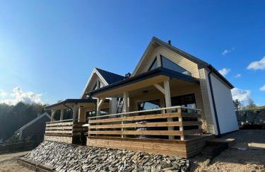 Osada Skoczkowo komfortowe domki z prywatnymi wannami hot-tub nad jeziorem- sauna- balia- prywatny staw wędkarski - Foto 22