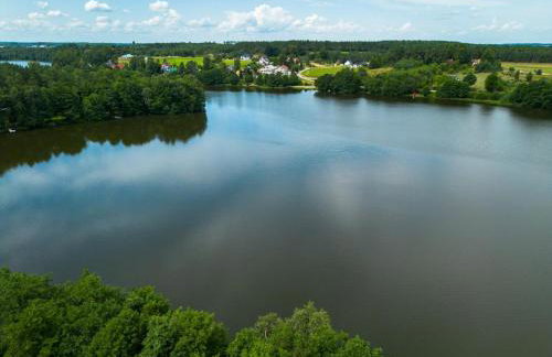 Domek Kamień - z tarasem, z kominkiem i altaną grillową - TOP lokalizacja przy jeziorze - Foto 14