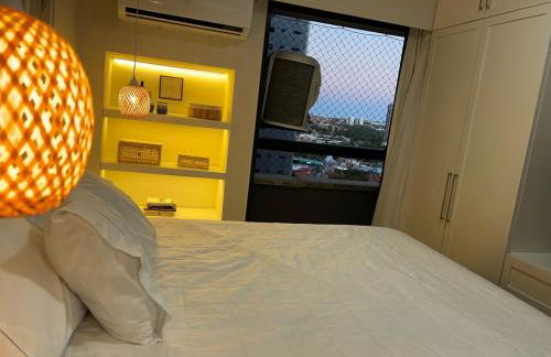 Flat av beira mar lindo e aconchegante - Foto 14