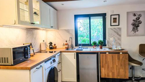 Exquisite tiny house with garden and air con - between Paris-Disneyland - 3mins from train station - Foto 5, dishwasher, minibar