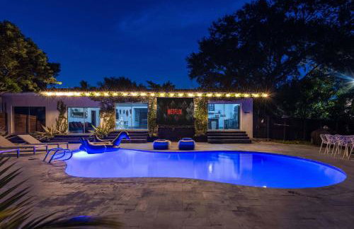 New Villa Jungle Paradise Heated Pool BBQ Soccer - Foto 50