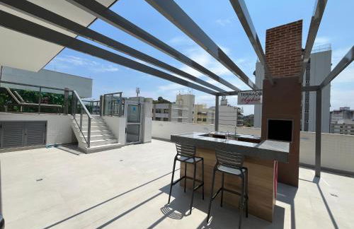 Apartamento Inteiro Novo Praia, 2 Varandas, Piscina e Vista Parcial MAC - Foto 63