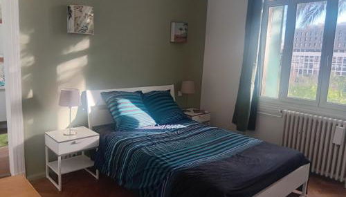 Grande chambre studio 23 m2 avec salle de bain, WC et kitchenette - Foto 4