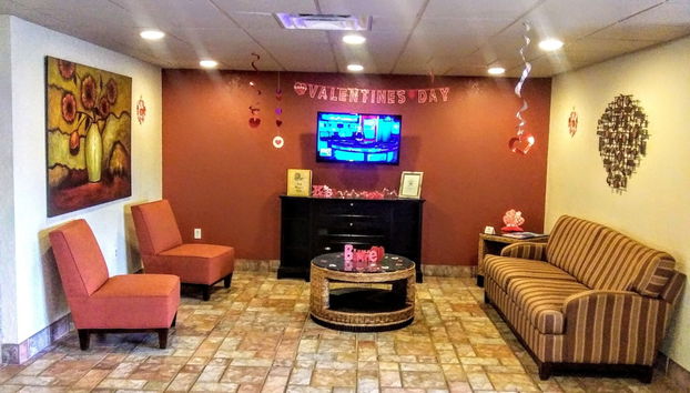 Zona de estar del vestíbulo