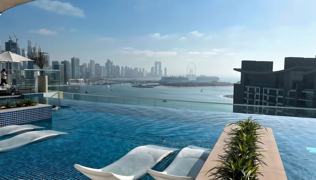 Luxe Studio at Seven Palm With Infinity Pool - Foto 2, Habitación