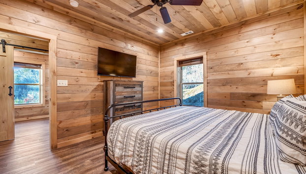 Mountain Jerne 3 Bedroom Cabin by RedAwning - Foto 5, Habitación