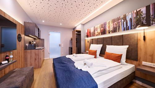 XZLLENZ Traum Studio-Apartment, Frei-Parken, U-Bahn, Küche - Foto 3, wardrobe