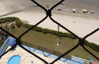 Apto pé na areia com vista para o mar no Litoral Sul - Foto 14