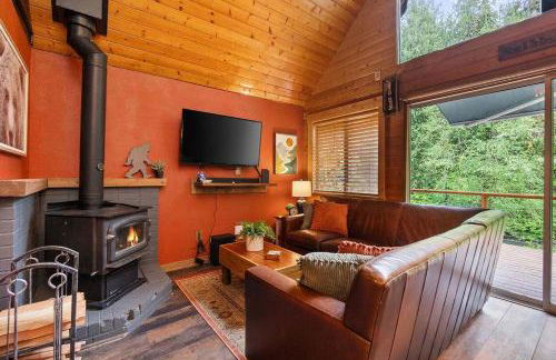 Luna's A-Frame - River & Spa - Foto 8