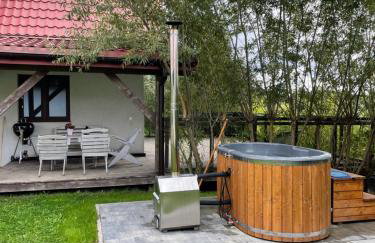 Szarejkowe Wzgórza całoroczny domek z balią na tarasie - Foto 13