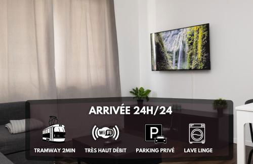 Le 3 Chambres Parking Proche Tram - Foto 1