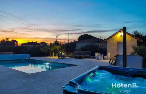 "Les Lièvres" House Air-conditioned Relaxation Oasis with Pool & Jacuzzi - Foto 61