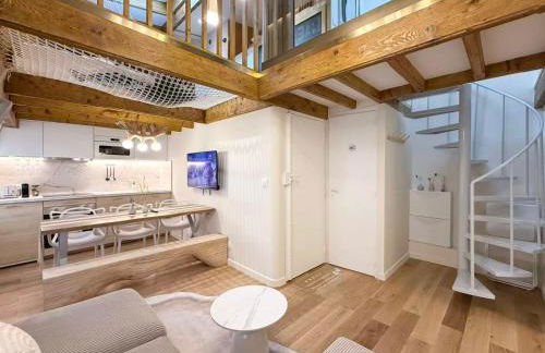 Architect Renovated Family Duplex 4 bedrooms Opéra Lafayette 9p CCTV in Common Areas - Foto 3