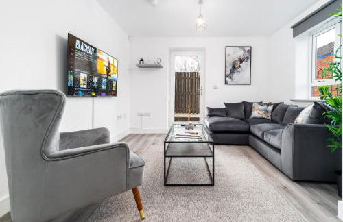 Stylish Apartment - 2 Bedrooms - Balcony - Parking - Netflix - Wifi - 7MC - Foto 7