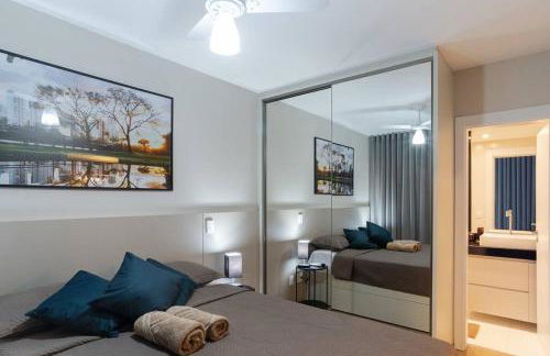 Luxo na Gleba com ar na sala e quarto, lava e seca e academia - Foto 6