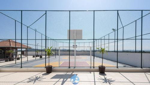 Aptos em Bal Piçarras a150m da PRAIA, dois quartos, sala de estar, COZINHA COMPLETA, SACADA com CHURRASQUEIRA, WI-FI, PISCINA, PORTARIA 24h, PLAYGROUND e QUADRA DE ESPORTES - Foto 4