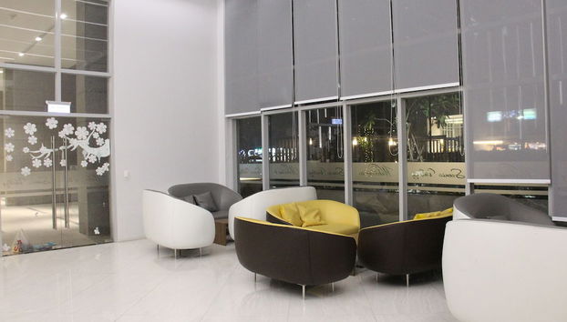 Lobby sitting area