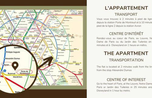 41.Appart 4Pers#1 Bedroom #Père Lachaise #Nation - Foto 13