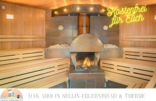 Chalet Möwenblick Rügen mit Meerblick, Sauna und Kamin - Foto 33