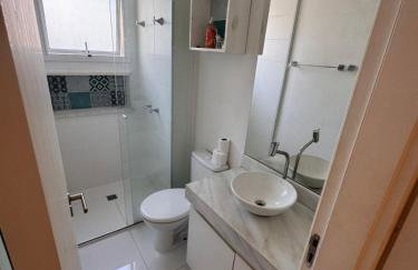 Apartamento completo em Santos, Vaga, Ar, Próx Porto,Praia - Foto 9