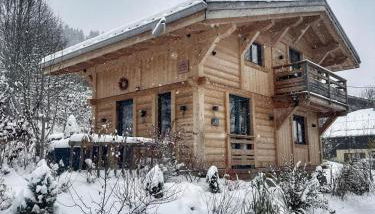 Chalet ski-in-out face au MontBlanc & Bain nordique - Foto 1