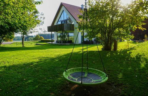 5Sterne Ferienwohnung im Fachwerk mit Bergblick in Alleinlage und großem Garten, Infrarotkabine - Foto 60