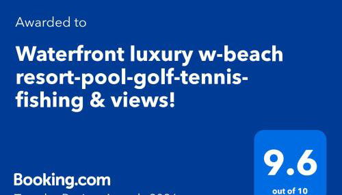 Waterfront luxury w-beach resort-pool-golf-tennis-fishing & views! - Foto 2