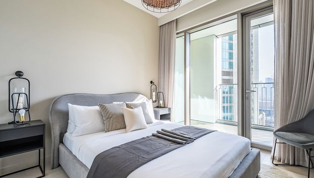 Luxe Condo with Stunning Skyline Views - Foto 4, Habitación