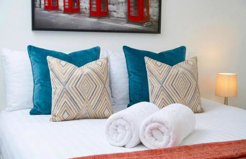 Walnut Flats-F3, 1-Bedroom with Stunning Garden View, AC, Parking, Netflix, WIFI - Close to Oxford, Bicester & Blenheim Palace - Foto 21