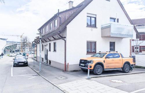 ALFA Apartment Esslingen City Altstadt nahe Stuttgart Messe I 3 Zimmer 5 Betten I Bad I Küche l WIFI & SmartTV I 3BR 5 Beds I Bathroom I Kitchen - Foto 27