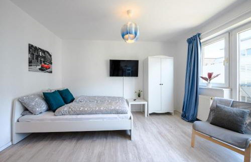 Helles City Apartment mit Parkplatz, ruhig und zentrumsnah - Foto 6