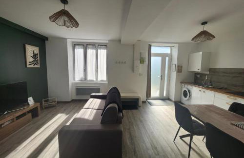 Appartement cosy de plein pied avec sauna, jardin et parking privé - proche gare et commerces - Foto 9