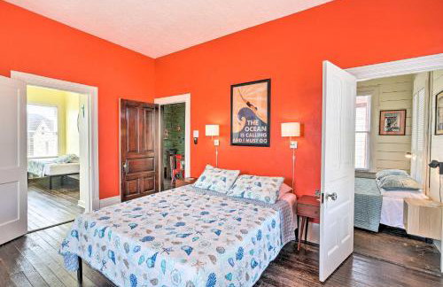 Walk to Beach! Group-Friendly Galveston Hideaway - Foto 27