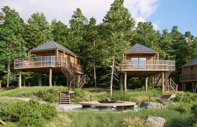 Premium Baumhaus mit 1 Schlafzimmer - Foto 10