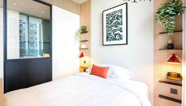 Modern Studio w Balcony in Business Bay - Foto 3, Habitación