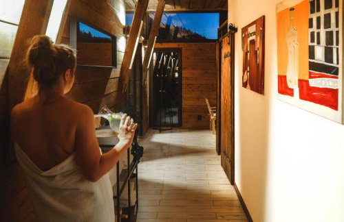 Novosiele Lifestyle Apartments - nad górską rzeką - Strefa relaksu sauna jacuzzi - Bieszczady - Foto 23