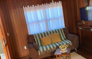 Chalé aconchegante Brotas SP + Área Rústica privativa + Ar condicionado - Foto 5