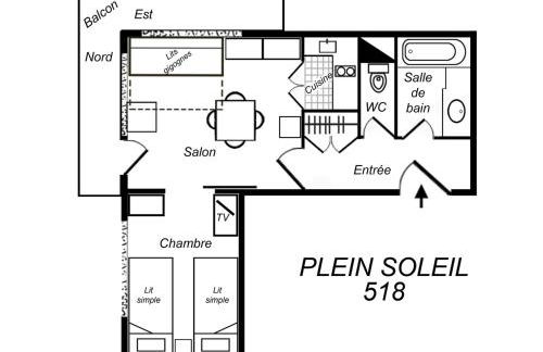 Appartement lumineux avec balcon, WiFi et animaux admis - FR-1-182-7 - Foto 19