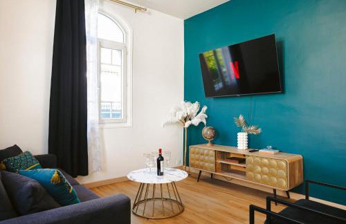 Gatsby - Appartement rénové élégant, Hypercentre Saintes, Calme, Fibre, TV 4K, Netflix - Foto 1