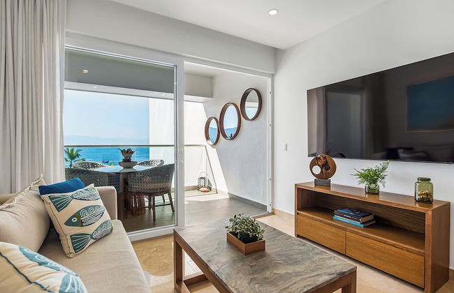 Oceanfront 1BR with Balcony & Pool - Foto 10