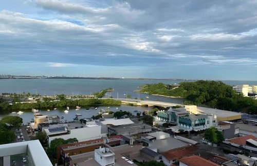 Flat Vista Mar Miolo Praia Canto Piscina Cama Queen Ar - Foto 23