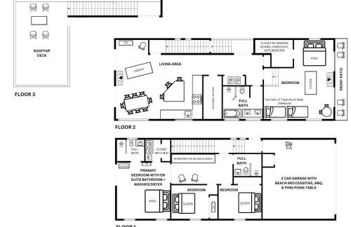 2 min walk to beach! Large Home! Rooftop Deck! - Foto 40