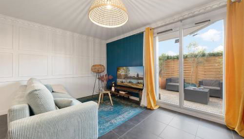 T2 Havre de paix avec Bureau & Wifi - Parking privé - Piscine & Salle sport communs - Foto 1